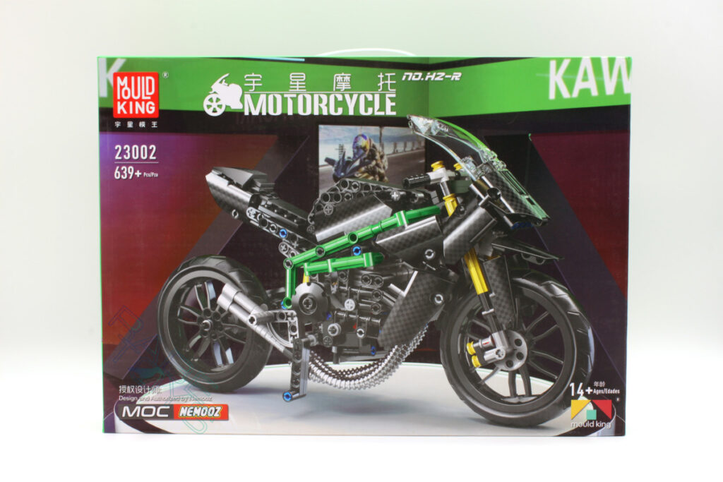 Mould King 23002 - H2-R Ninja Motorrad - Produktbild - Karton vorne