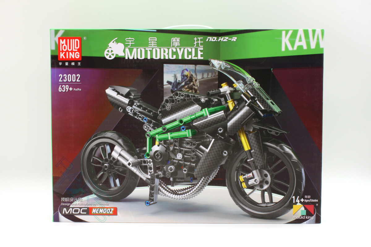 Mould King 23002 - H2-R Ninja Motorrad - Produktbild - Karton vorne