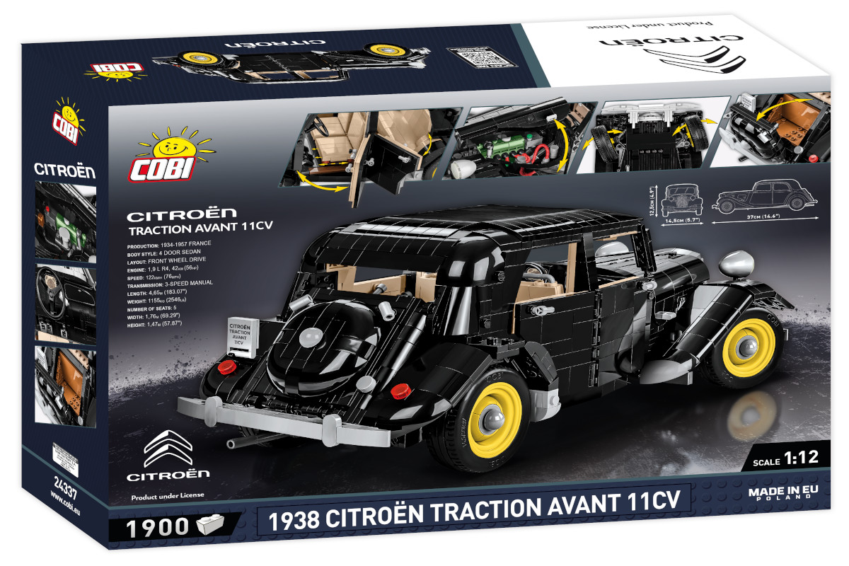Citöen Traction Avant 11C - 24331 - Cobi - Produktbild - Karton hinten