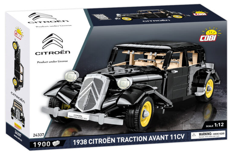 Cobi 24337 - Citroën Traction Avant 11CV - Produktbild - Karton vorne