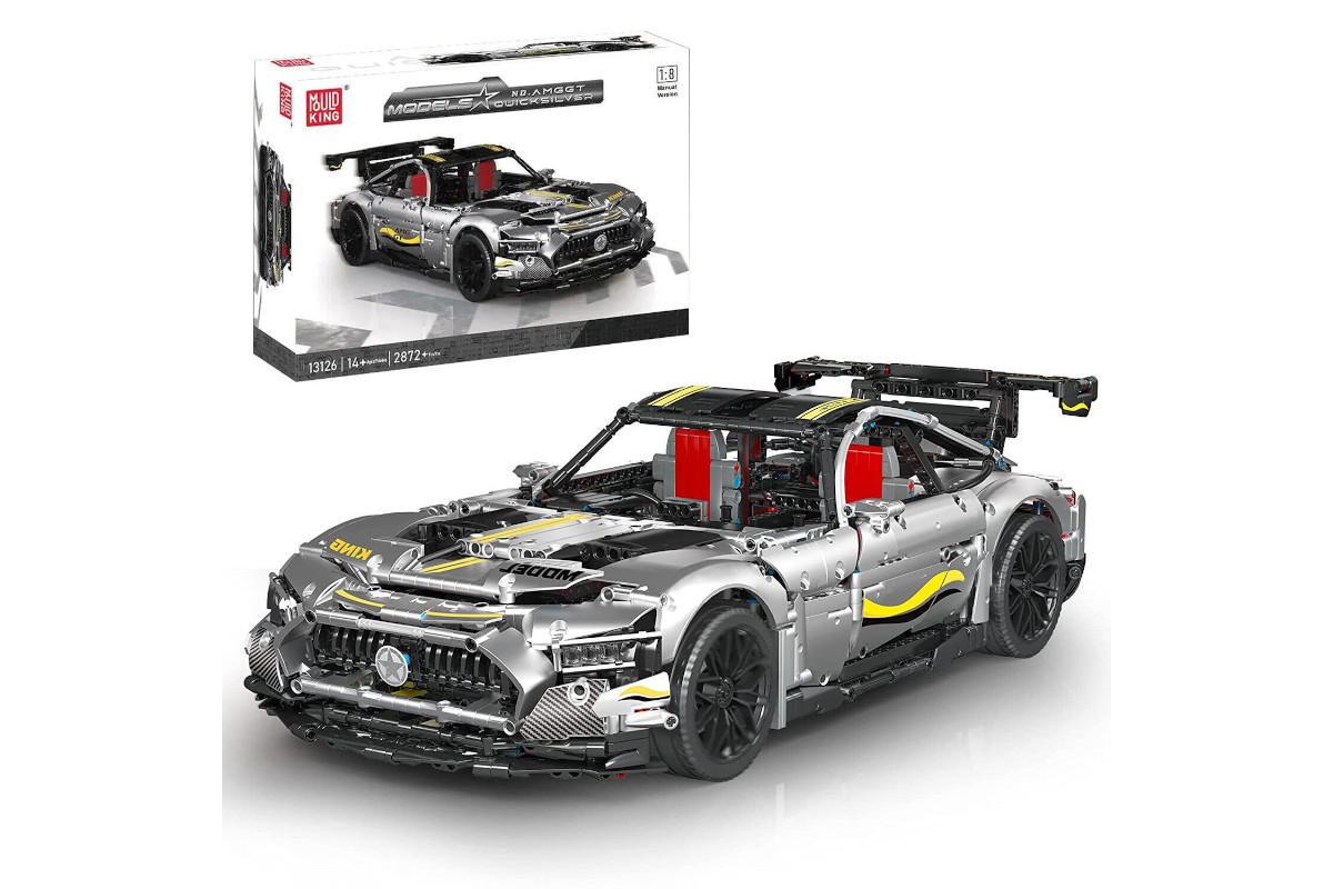 Mould King 13126 - AMG GT Quicksilver - Produktbild vorne links - Karton
