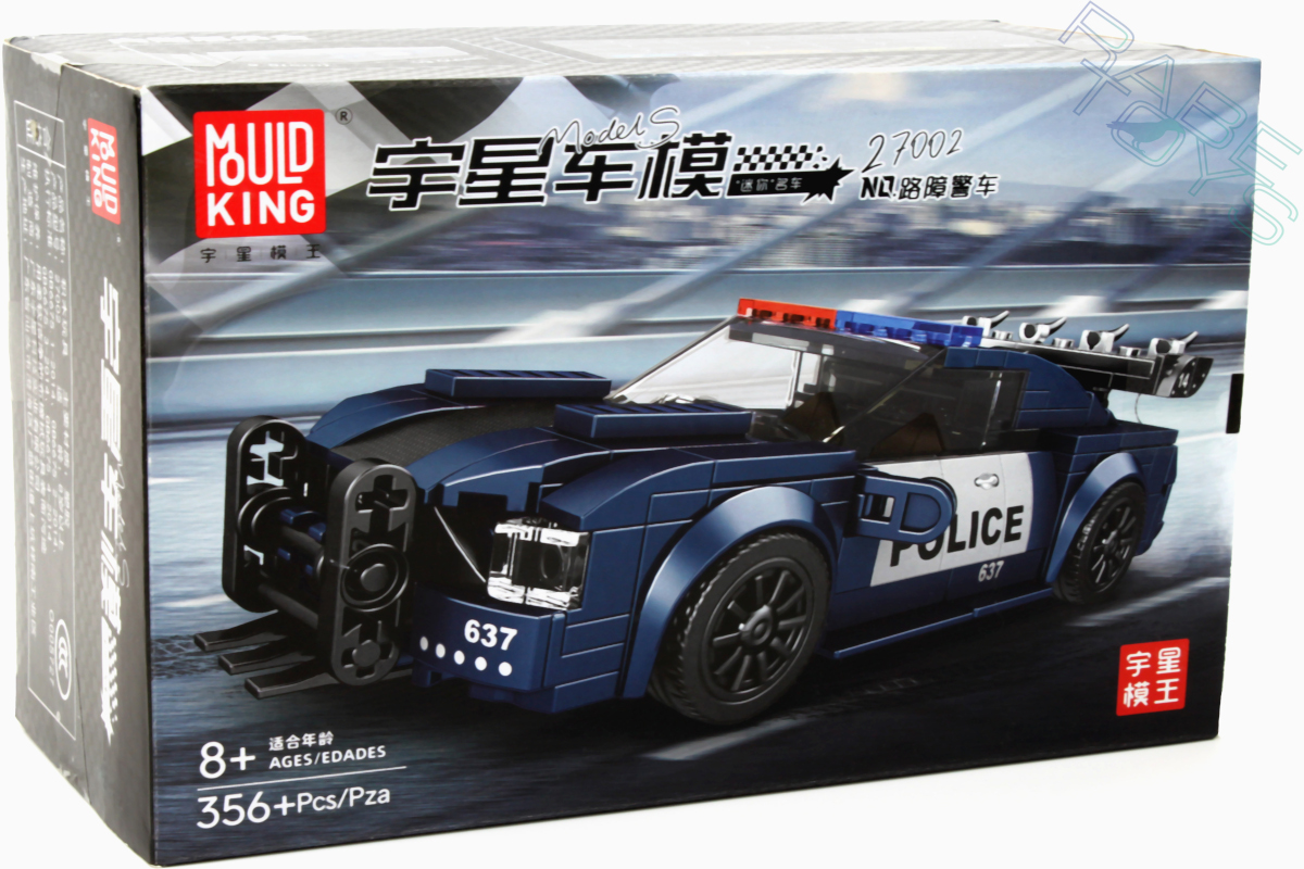 Polizeiwagen - 27002 - Mould King - Produktbild - Karton vorne