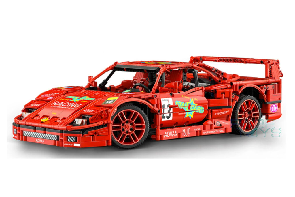 Mould King 13095 - Sportwagen F40 - Produktbild vorne links