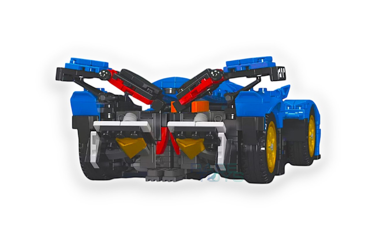 Mould King 10061 - Lambo V12 Roboter - Produktbild hinten