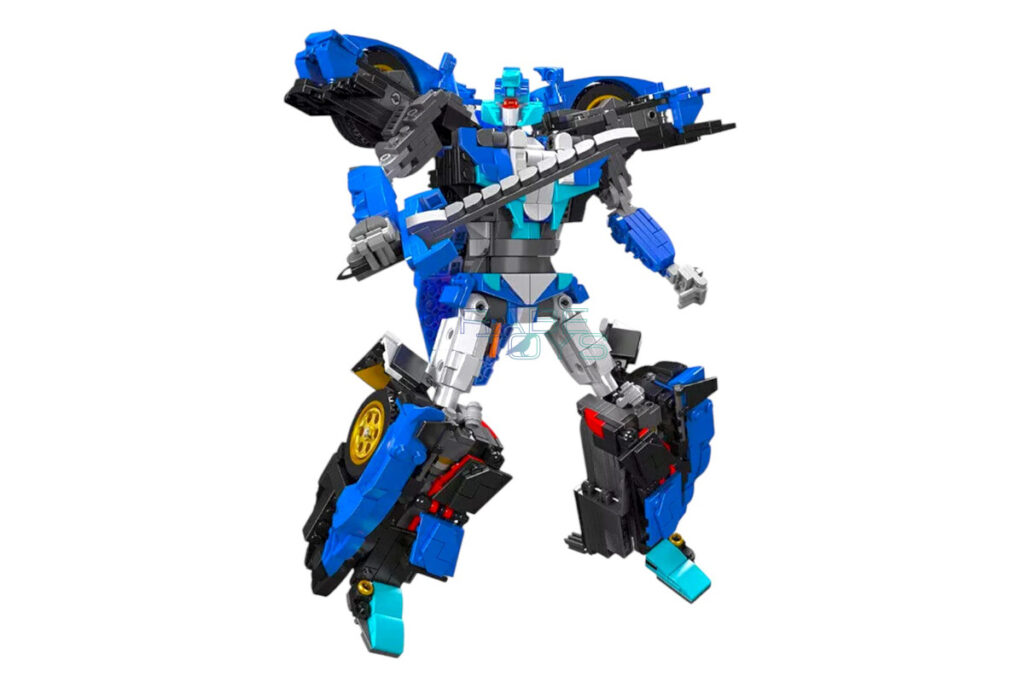 Mould King 10061 - Lambo V12 Roboter - Produktbild vorne verwandelt
