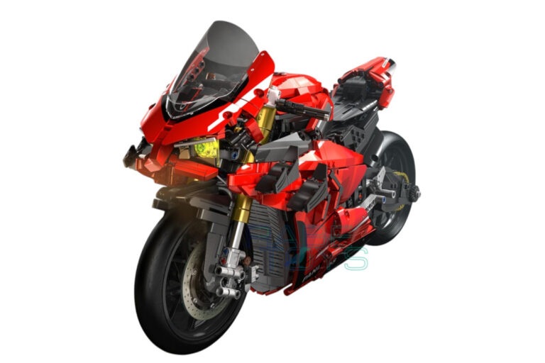 Panlos 672101 - rotes Motorrad- Produktbild vorne links